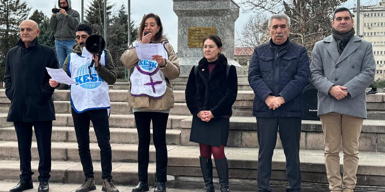 KESK platform üyelerinden maaş zammı tepkisi!