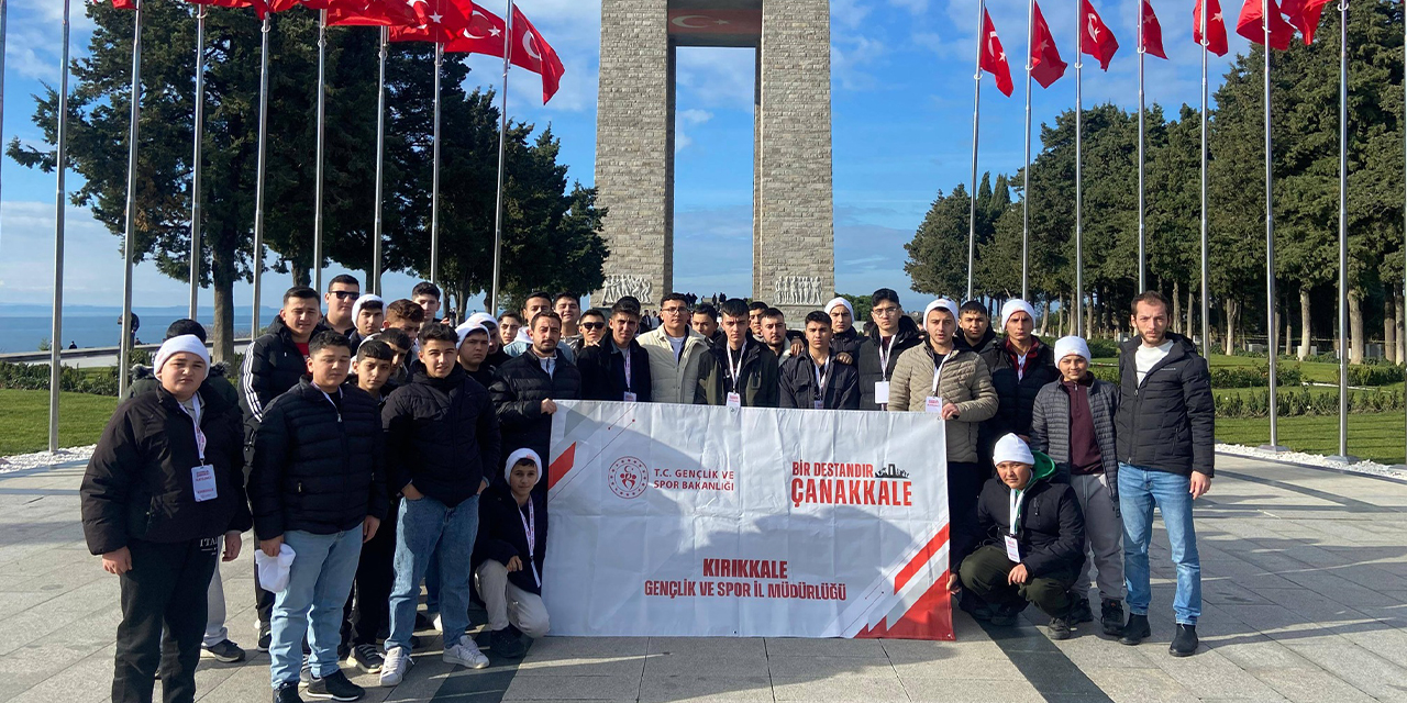 Kırıkkaleli gençler “Bir Destandır Çanakkale” Programında