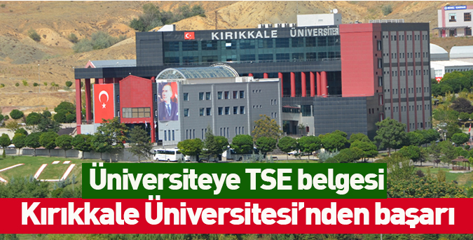 Üniversiteye TSE belgesi
