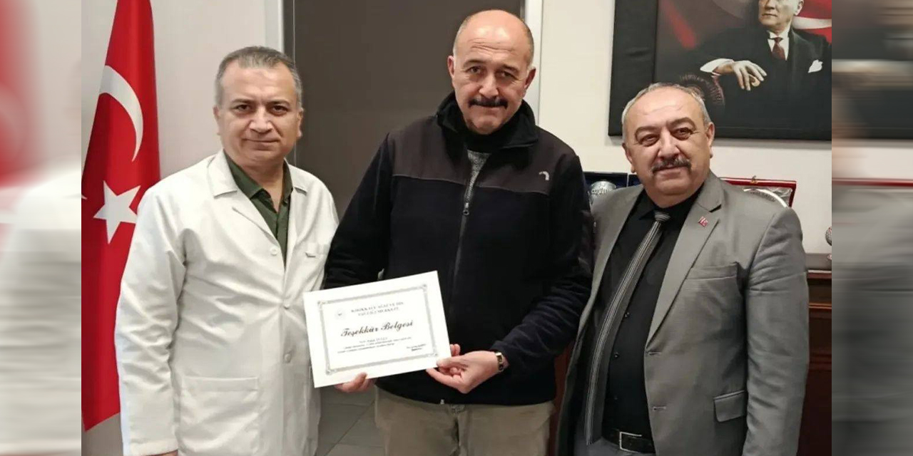 ADSM’de 25 yılını dolduran personele teşekkür belgesi