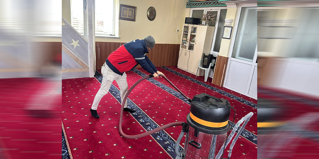 Balışeyh Belediyesi’nden köy camilerinde temizlik seferberliği