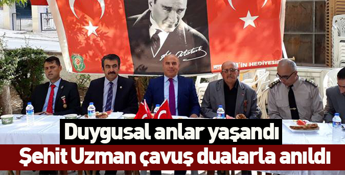 Şehit Uzman çavuş dualarla anıldı