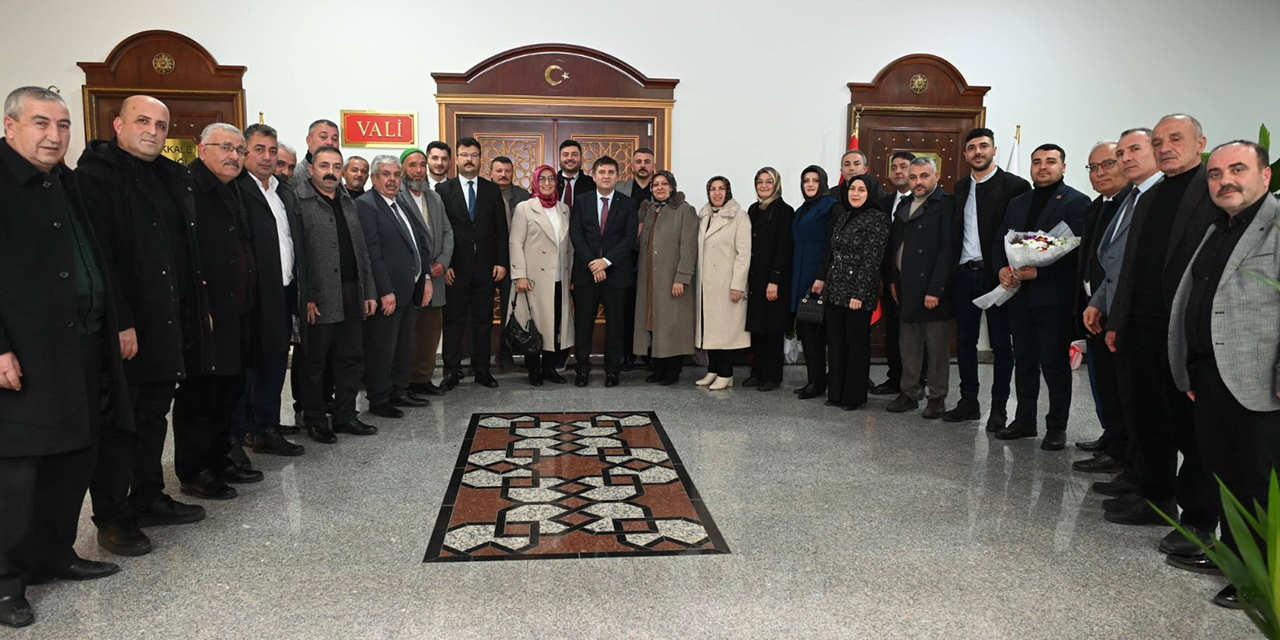 Muhtarlardan Vali Sarıibrahim’e hayırlı olsun ziyareti