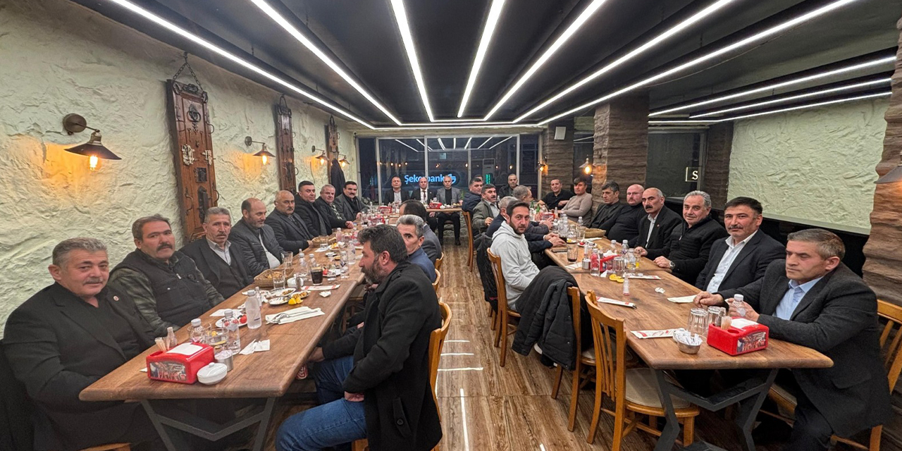 Balışeyh’in muhtarları iftar sofrasında buluştu