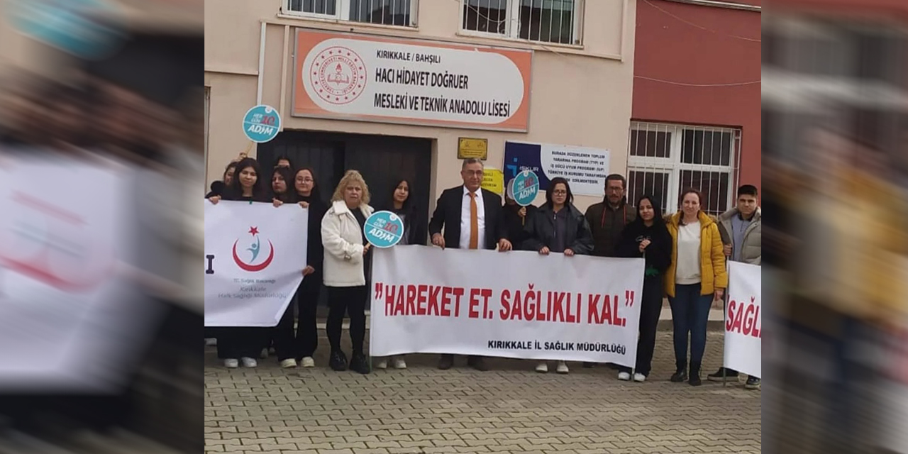 Bahşılı’da “Sağlık İçin Hareket Et” yürüyüşü düzenlendi