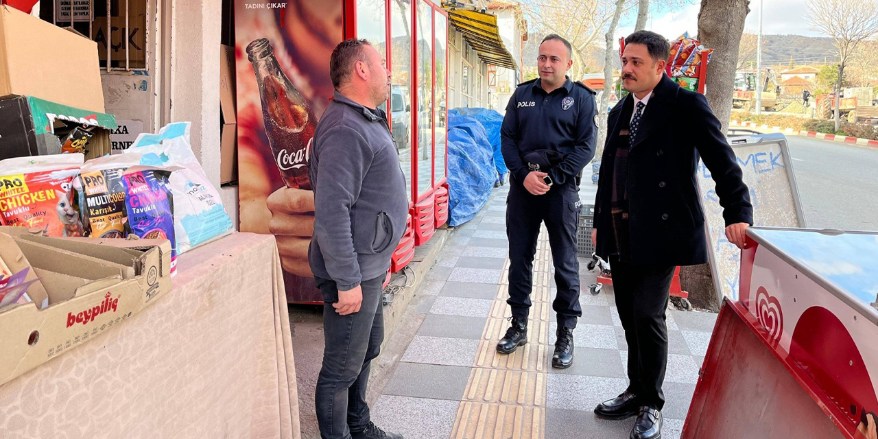 Kaymakam Cingirt’ten Delice esnafına ziyaret