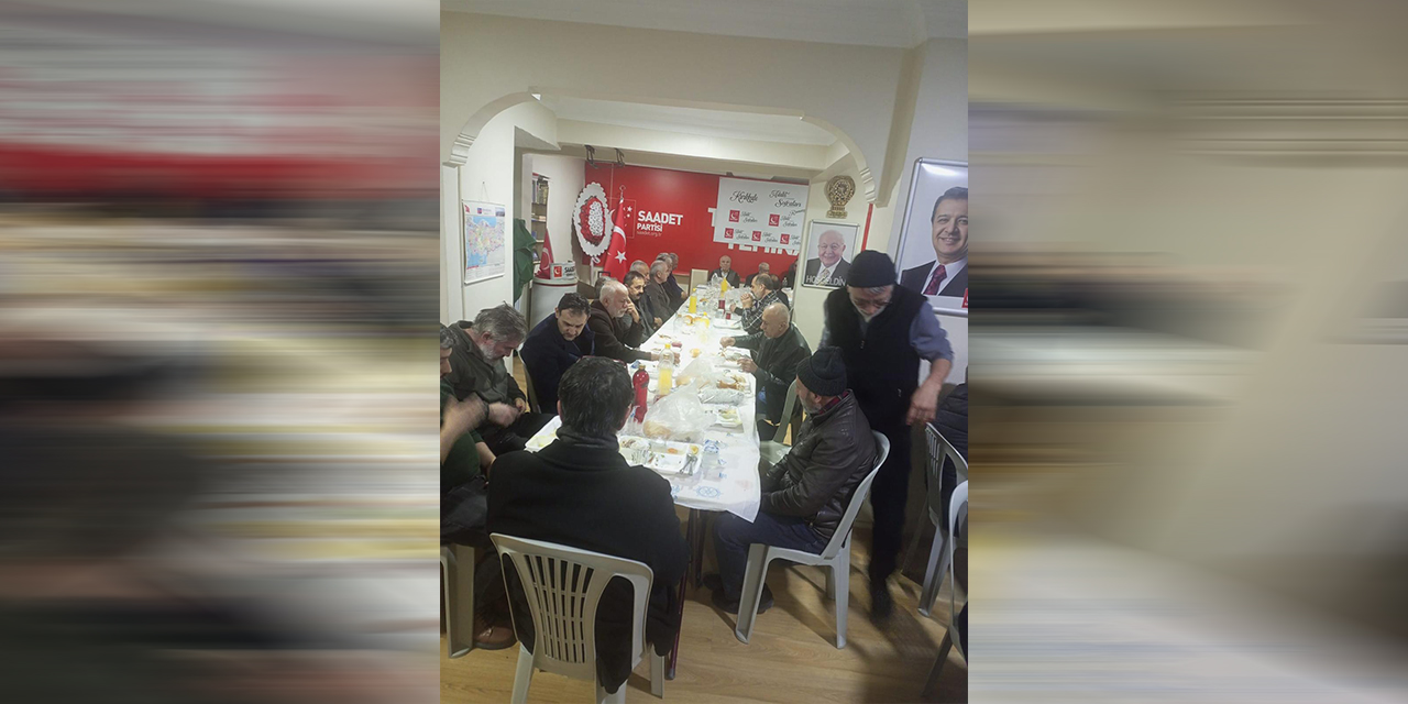 Saadet Partisi, Adalet Sofrasında emekli ve muhtarları buluşturdu