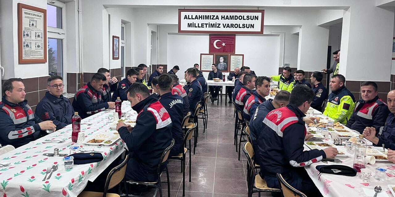 Keskin’de Jandarma personeline iftar buluşması