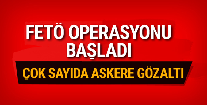 Askerlere yönelik operasyon
