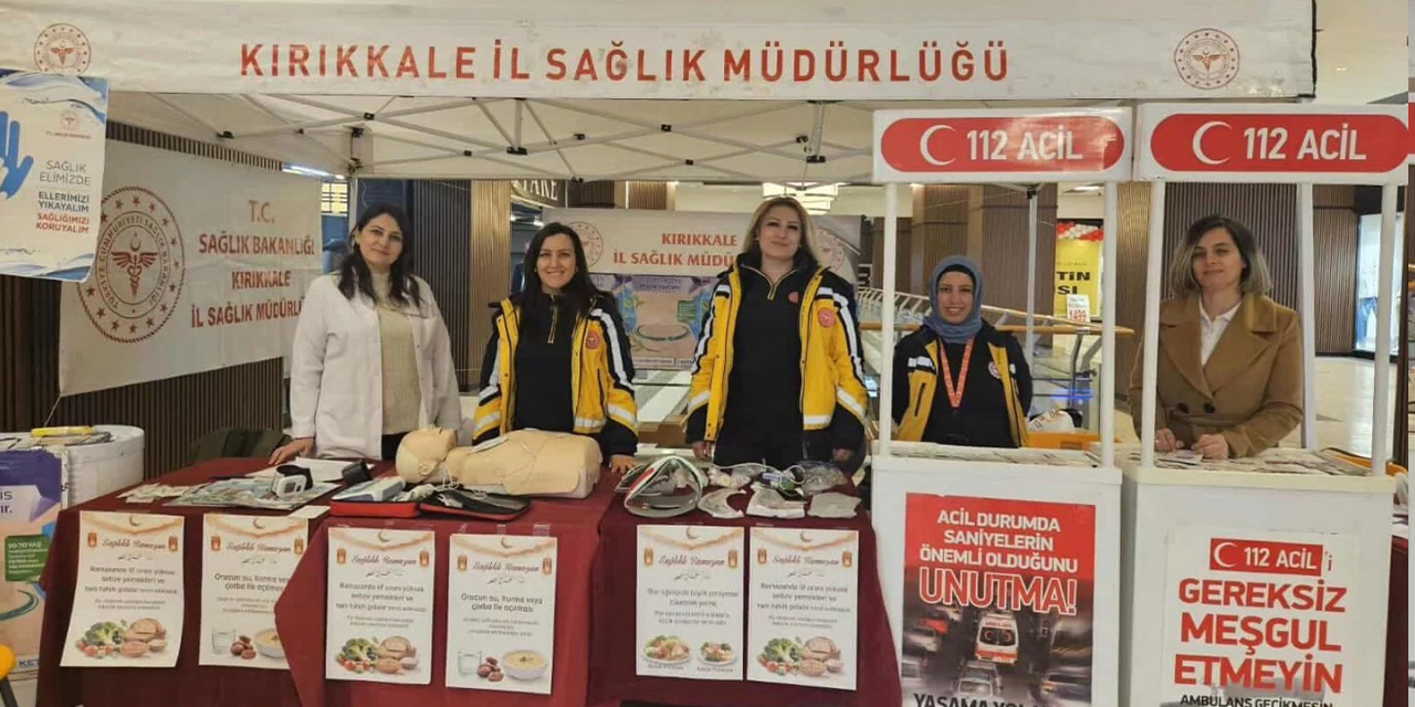 İl Sağlık Müdürlüğü’nden AVM’de sağlık seferberliği