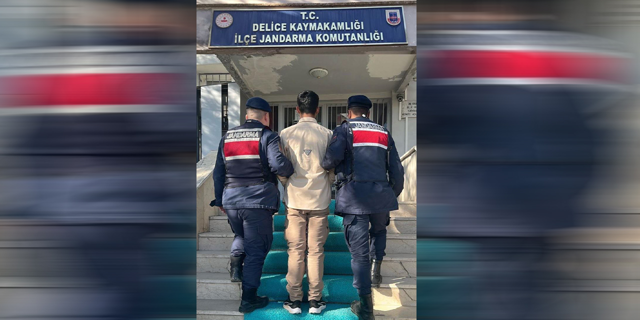 Delice Cezaevinden firar etti! Jandarma yakaladı