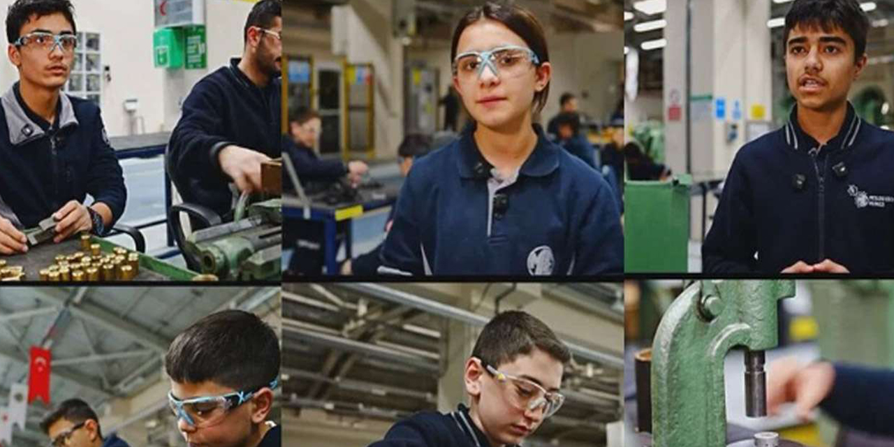 Geleceğin ustaları MKE tezgahının başına geçti