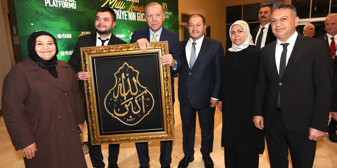 Bahattin Akyön’den Erdoğan’a hediye