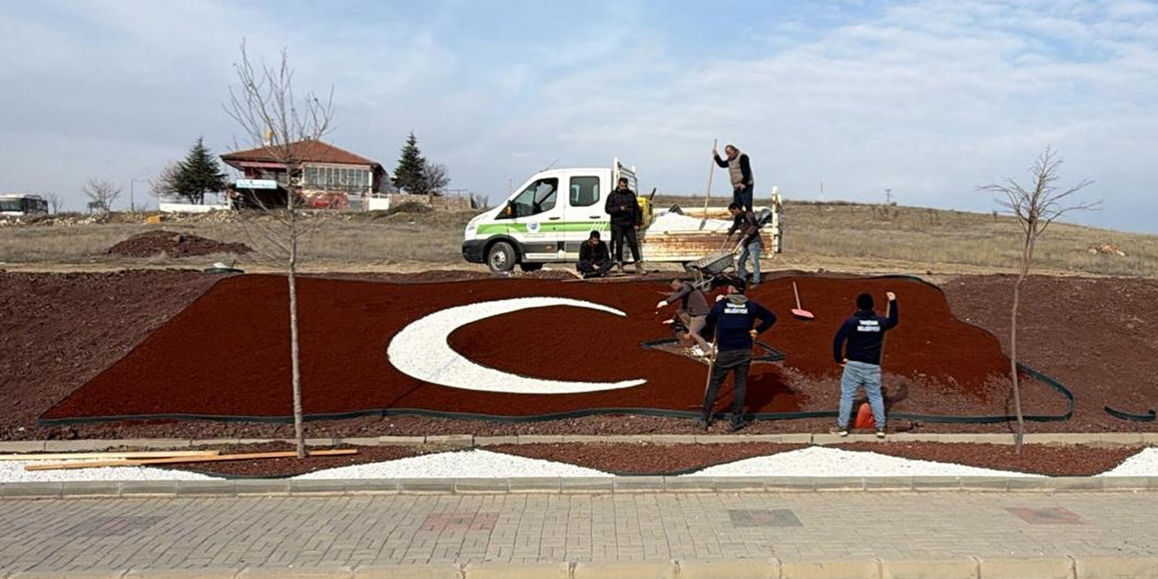 Yahşihan’da Caddeler Ay Yıldızla donatılıyor