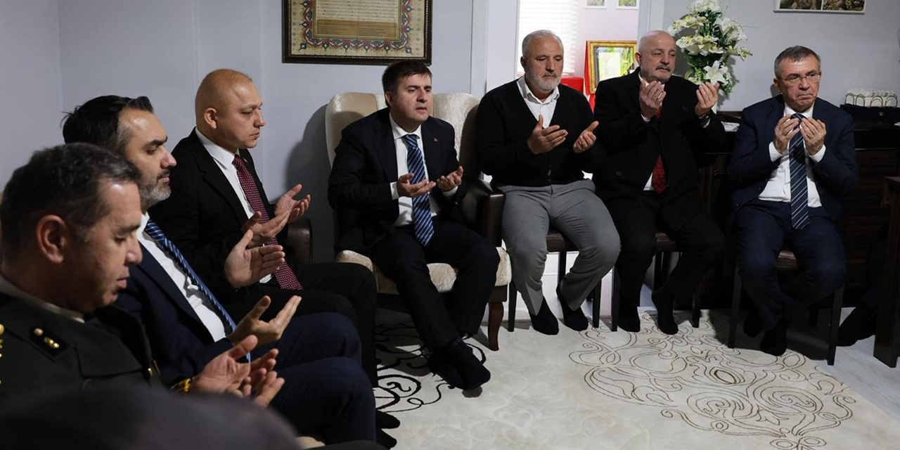 Şehit Semih Yılmaz’ın ailesine duygusal ziyaret