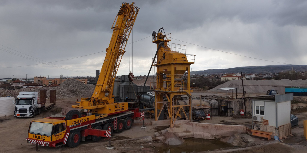 Kırıkkale Belediyesi Asfalt Plentinin kapasitesini artırdı