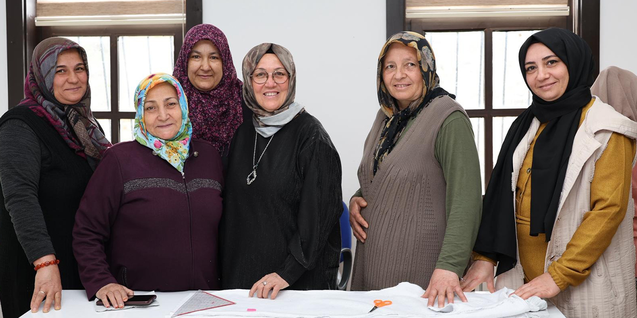 Aşağımahmutlar’da örnek proje: Kadınlar üreterek güçleniyor