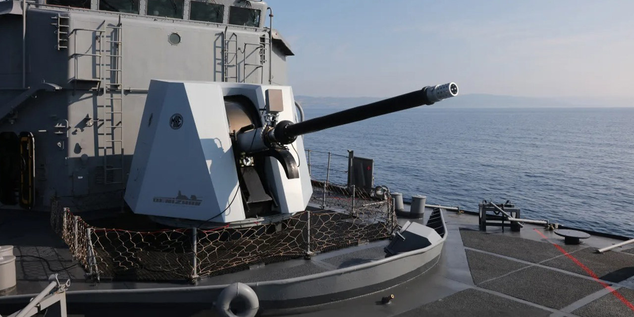 Millî deniz topu denizhan-76 göreve hazır!