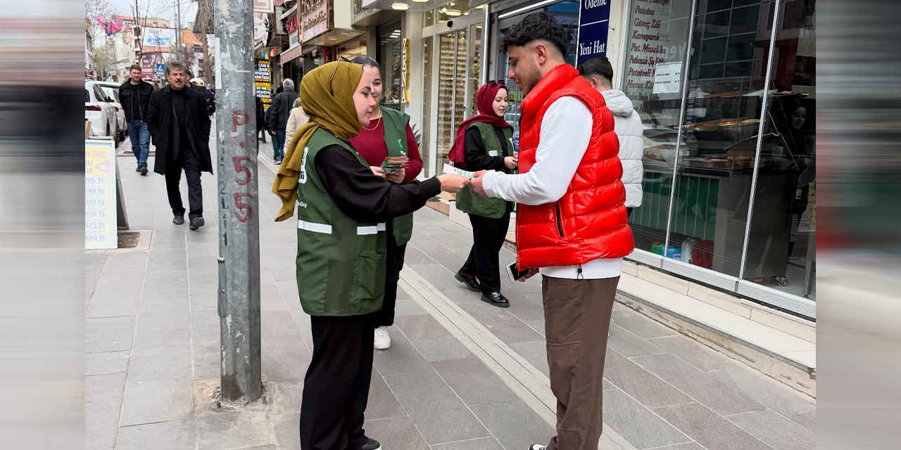 Yeşilay’dan cadde sokak bağımlılıkla mücadele çalışması