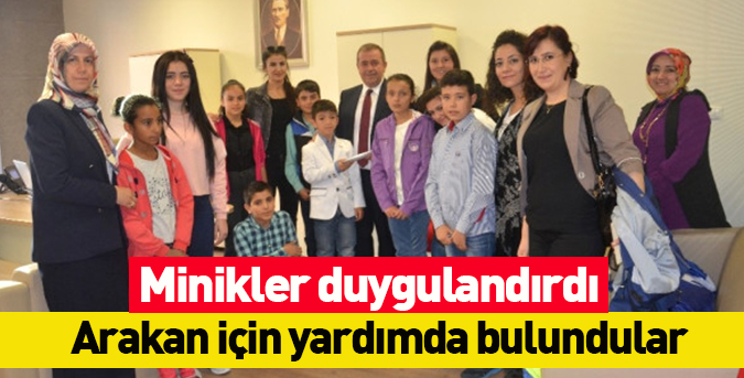 Miniklerden büyük yardım