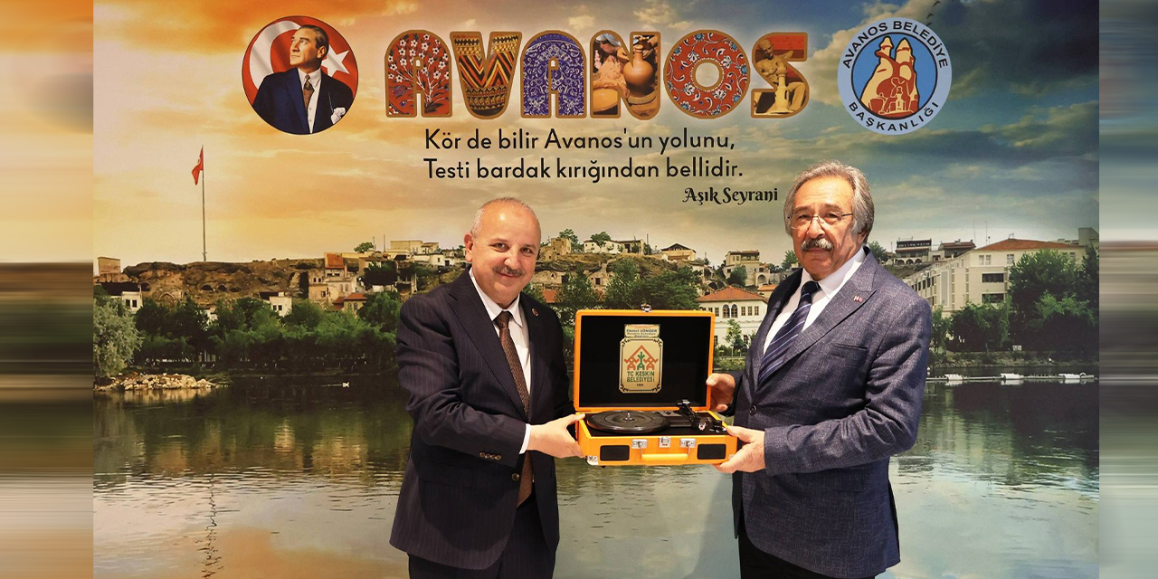 Cönger’den Avanos Belediye Başkanı Sarıtaş’a Ziyaret