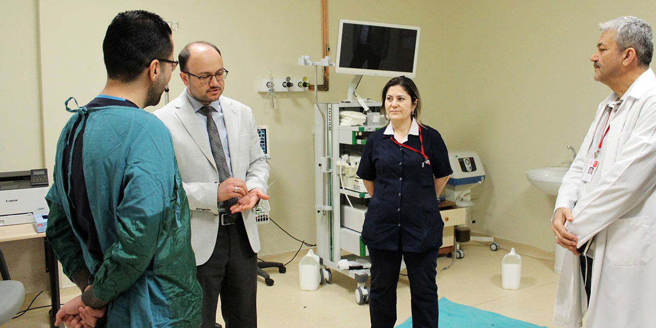 Kolonoskopi ünitesi yenilenerek hizmete açıldı