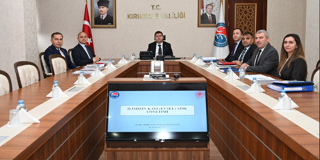 Katı atık yönetimi toplantısı gerçekleştirildi