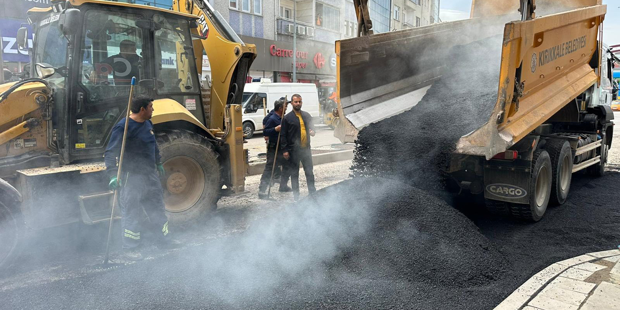 Kırıkkale’de Asfalt Atağı: Revizyonun ardından çalışmalar hızlandı