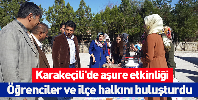 Karakeçili'de aşure etkinliği