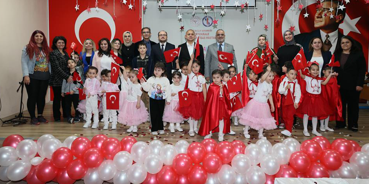 Yüksek İhtisas Hastanesi Kreşinde 23 Nisan coşkusu