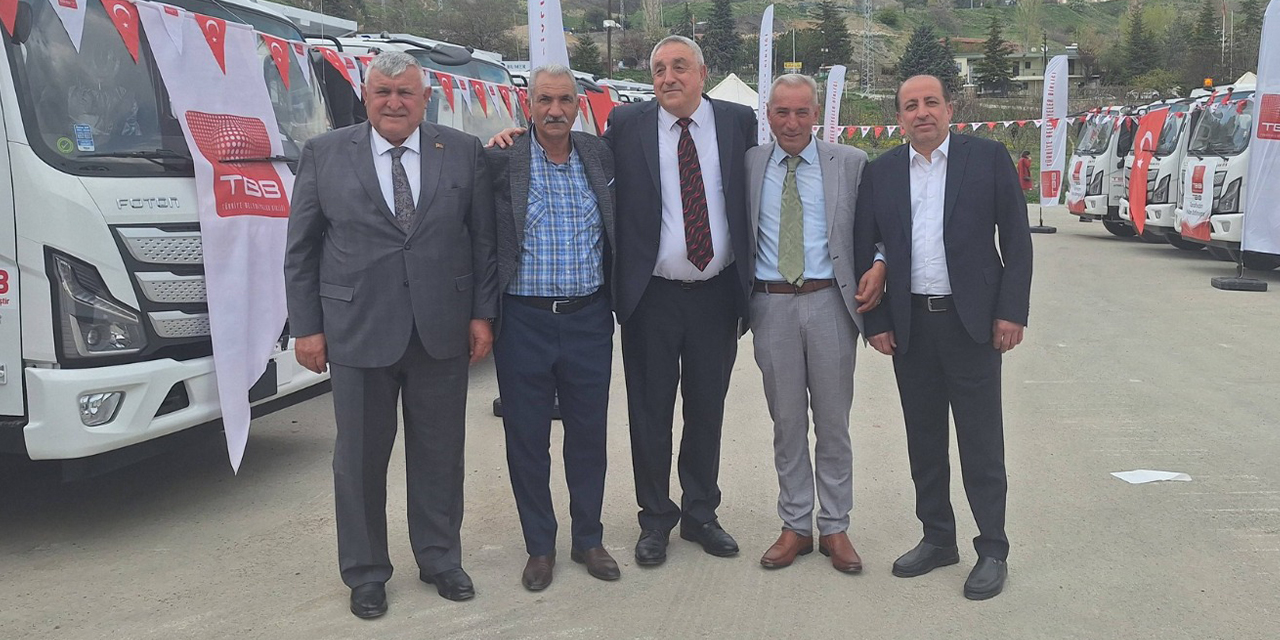 Çelebi Belediyesi’ne damperli kamyon desteği