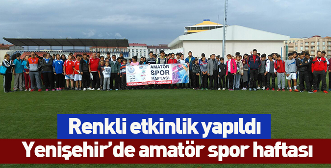 Yenişehir’de amatör spor haftası