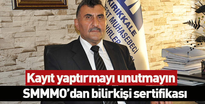 SMMMO’dan bilirkişi sertifikası