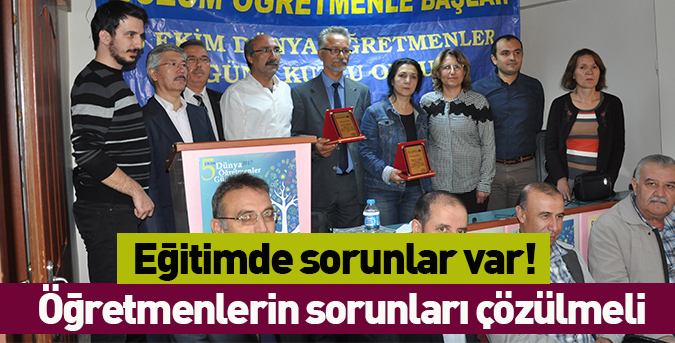 Öğretmenlerin sorunları çözülmeli