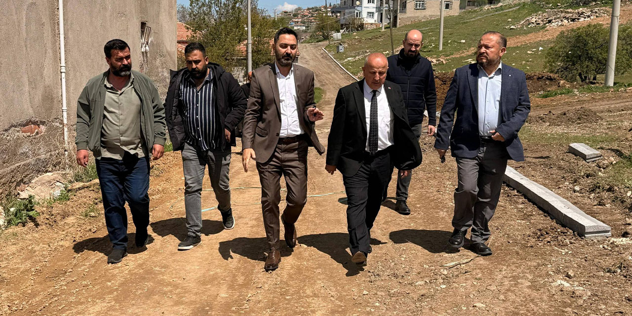 Başkan Cönger, Yeni Mahalle’deki Yol Çalışmalarını İnceledi