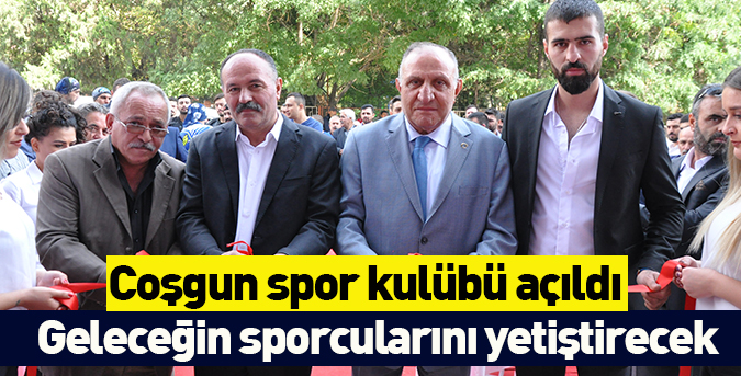 Coşgun spor kulübü açıldı