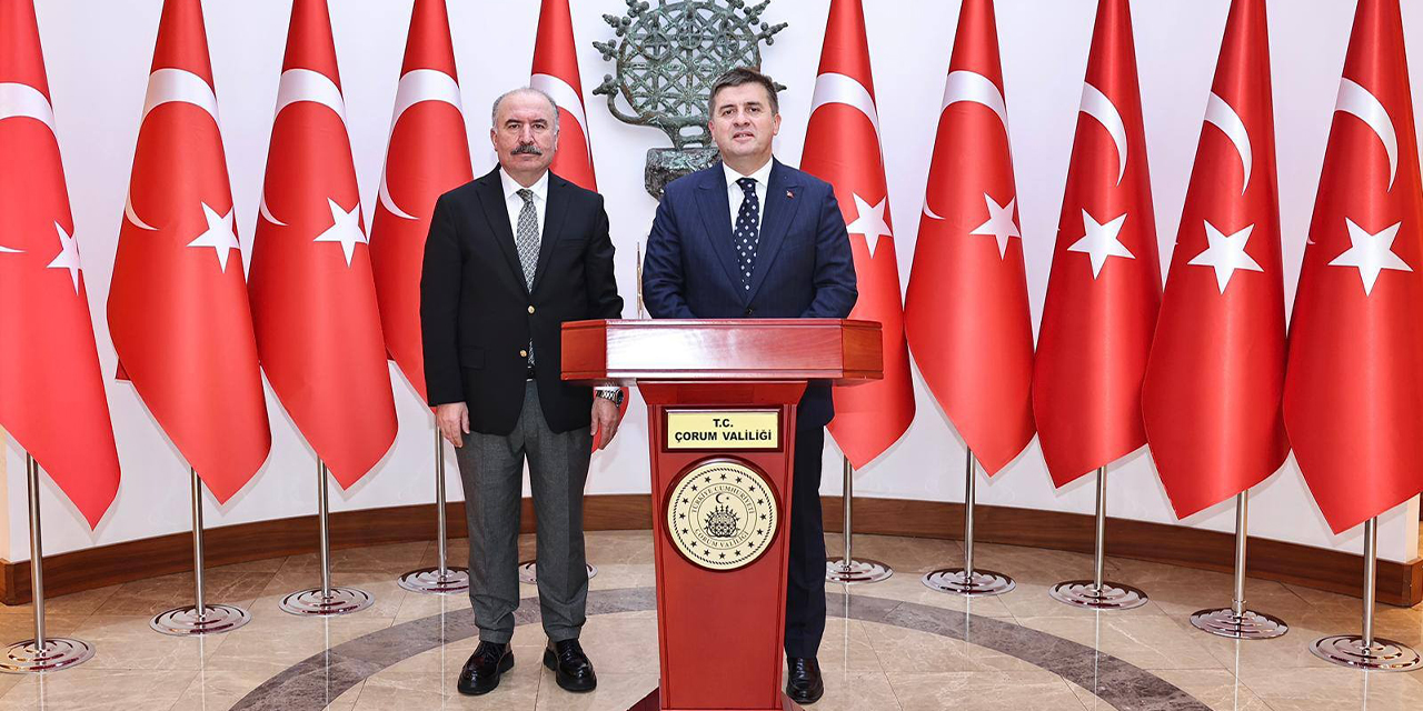 Vali Sarıibrahim’den Çorum Valiliği’ne Ziyaret