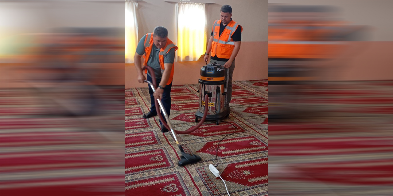 Balışeyh’te köylerin camileri bayrama hazırlanıyor