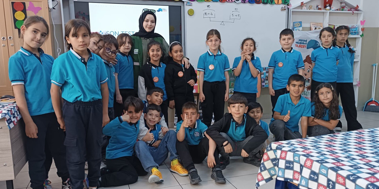 Yeşilay’dan miniklere sağlıklı yaşam eğitimi