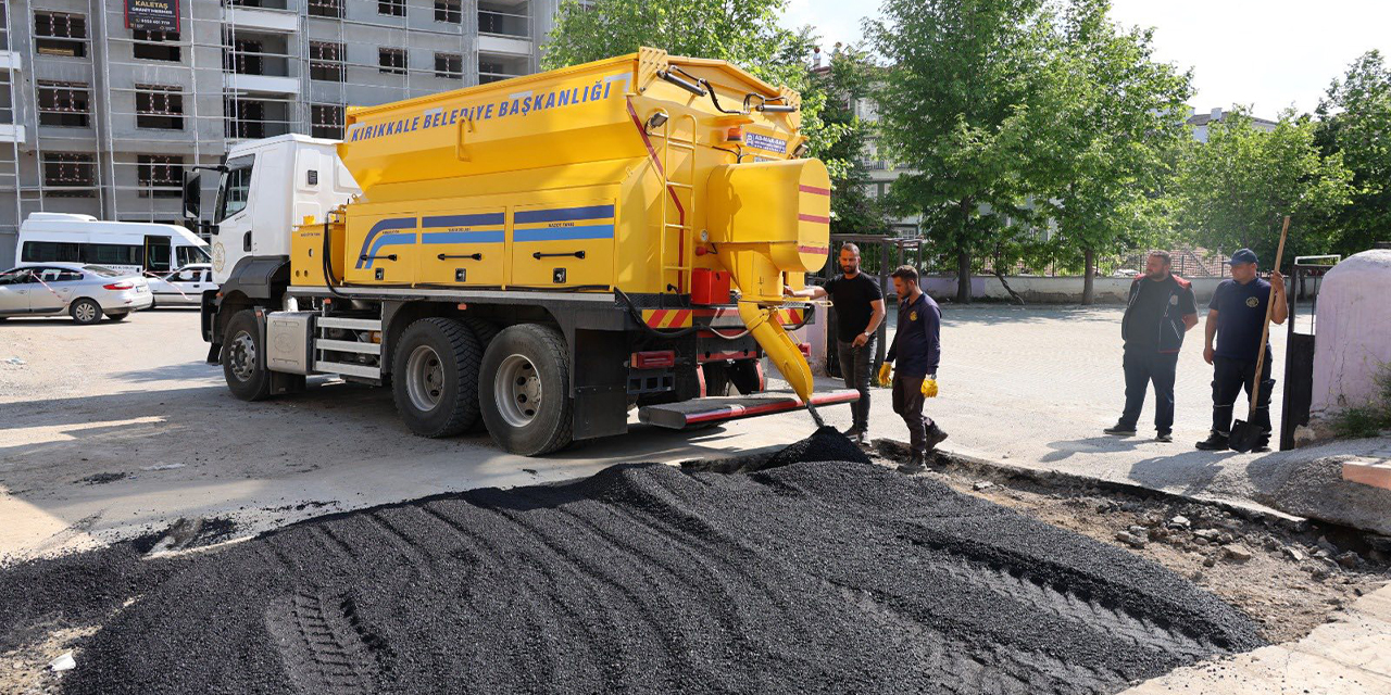 Kırıkkale Belediyesi’nden yol bakımında güçlü hamle