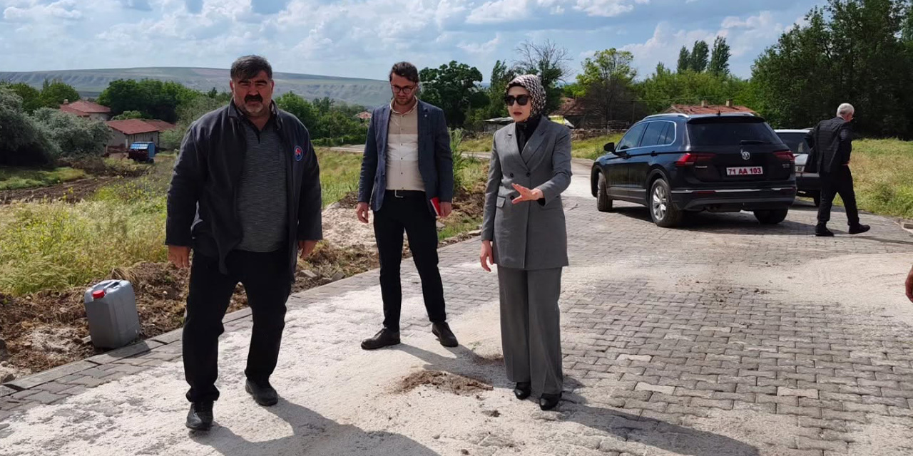 Alıcıyeniyapan Köyü’ne parke yapılıyor