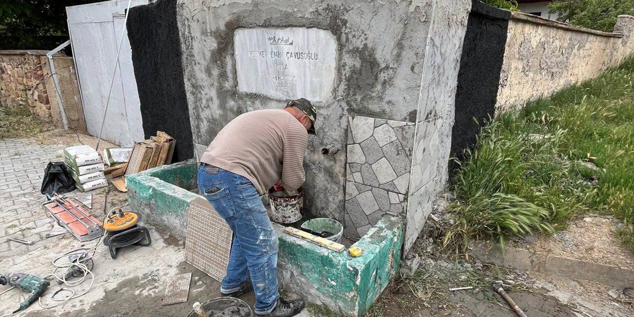 Keskin’de akmayan çeşmeler yeniden hayat buluyor