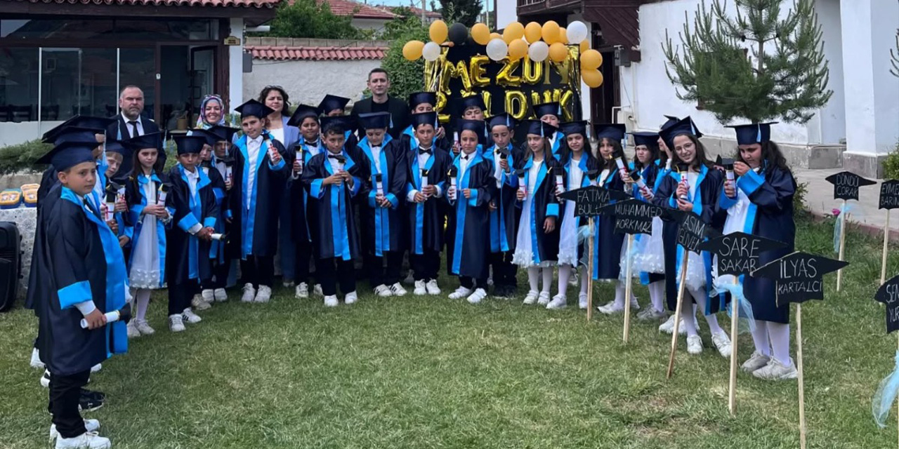 Bilge Kaan İlkokulu’nda mezuniyet coşkusu
