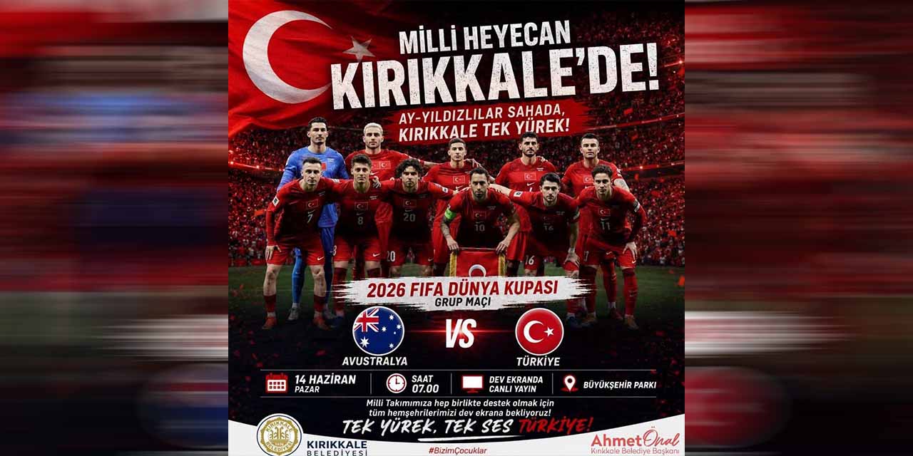Milli maç heyecanı Büyükşehir Parkı’nda yaşanacak