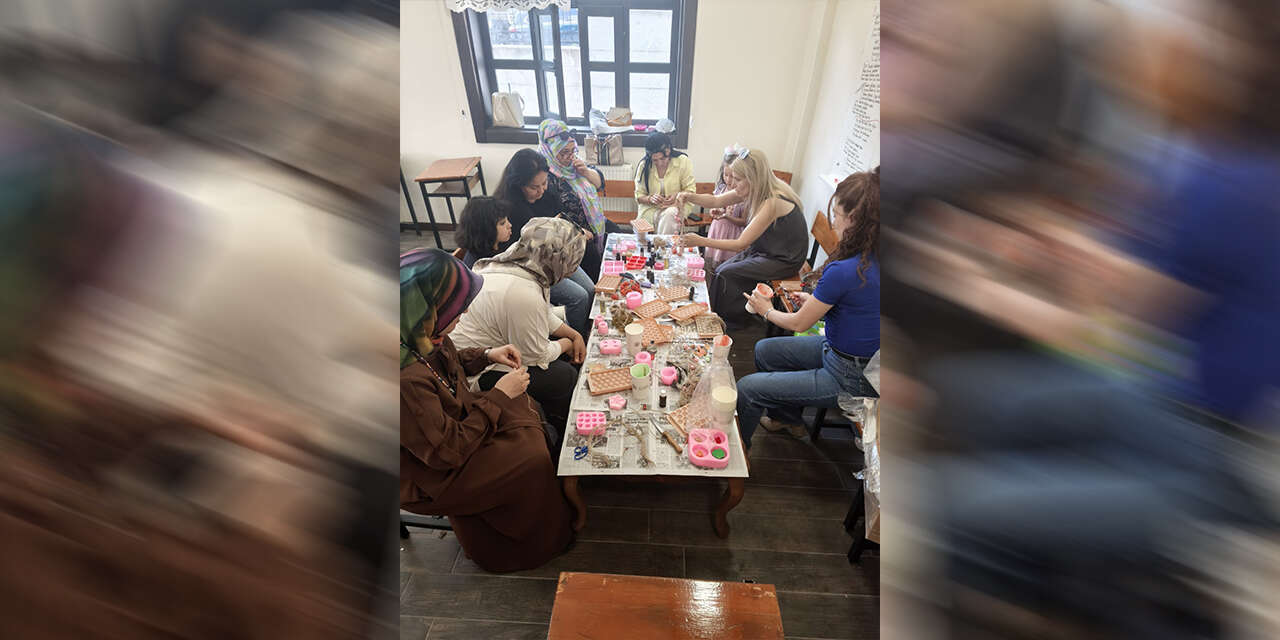 Kırıkkale’de Dekoratif Sabun Atölyesine Yoğun İlgi
