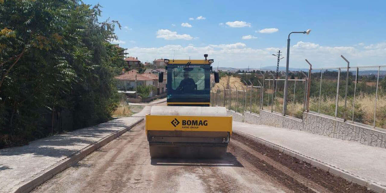 Kırıkkale'de Pirinç Caddesi Modern Bir Görünüme Kavuşuyor