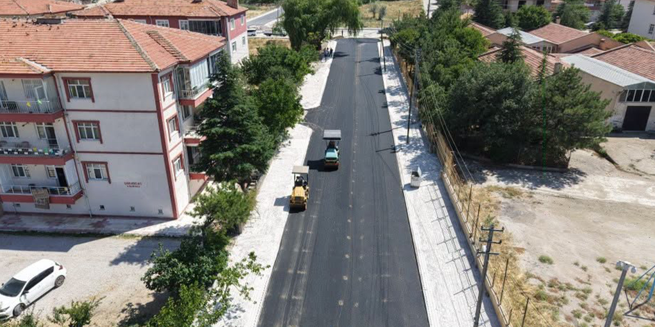Kırıkkale'de asfalt mesaisi hız kesmedi!