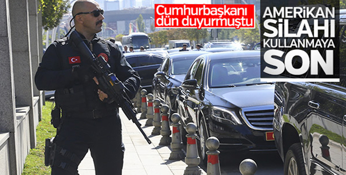Erdoğan'a yerli silahlı koruma