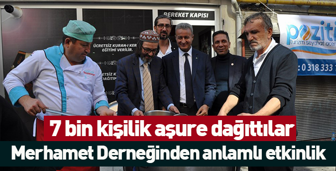 7 bin kişilik aşure