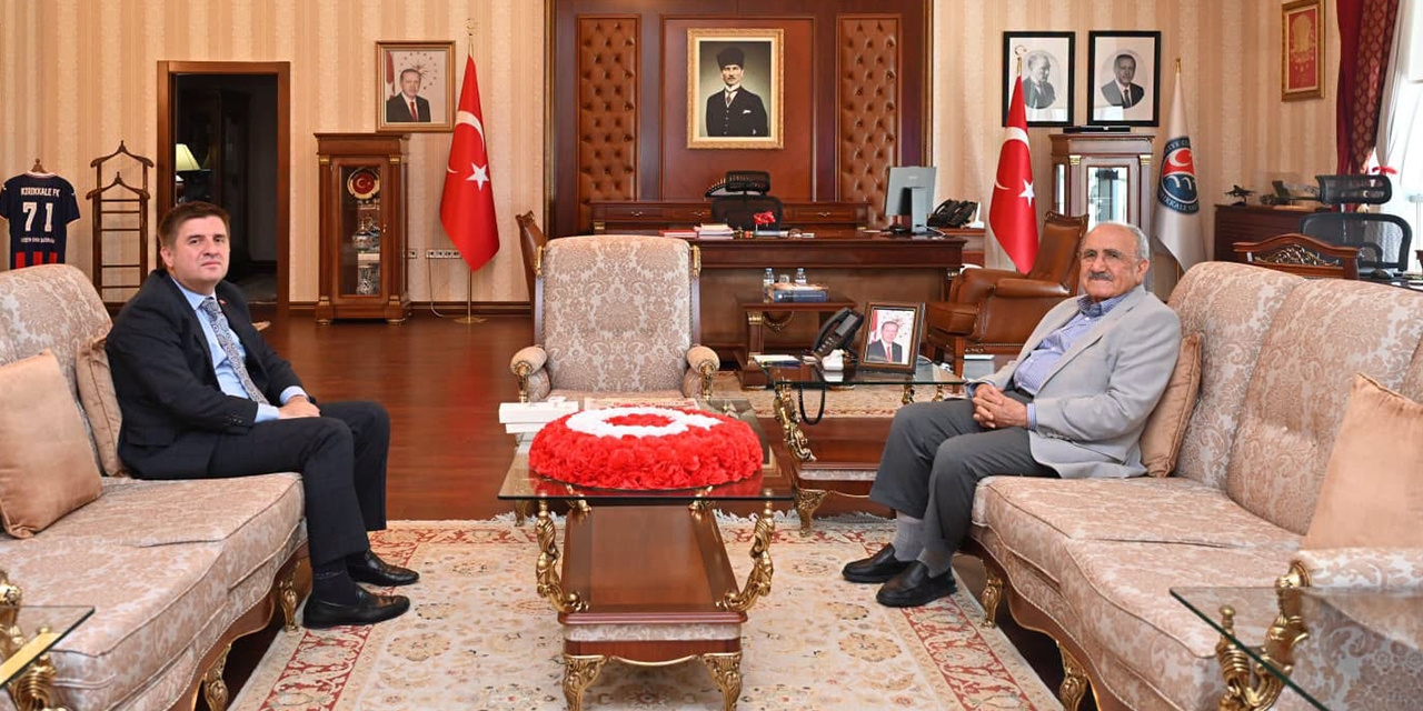 Beşir Atalay’dan Kırıkkale Valisi H. Engin Sarıibrahim’e ziyaret